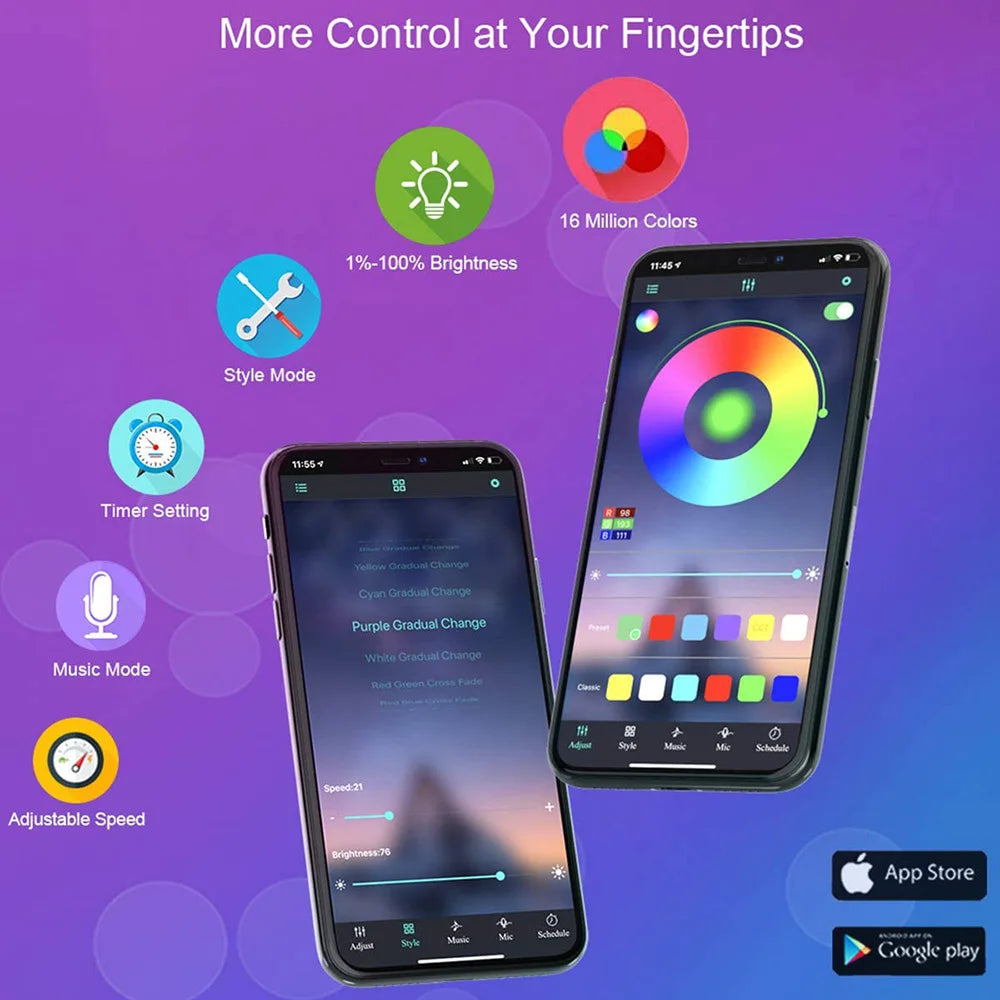 RGB LED Strip Lights | Bande LED RGB