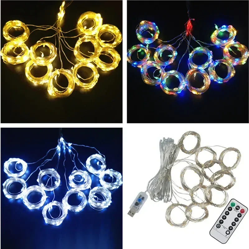 LED Fairy Curtain Lights | Guirlande LED Rideau