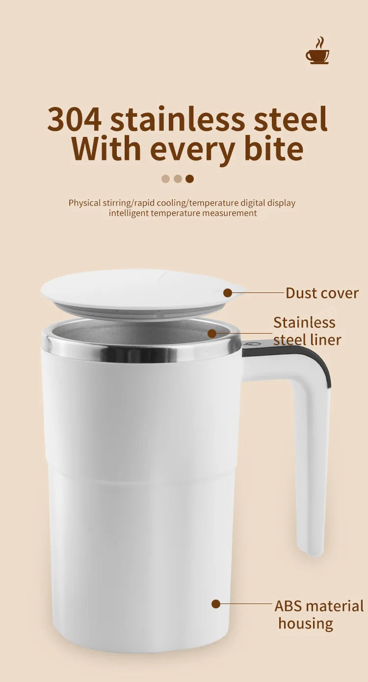 Self-Stirring Mug | Tasse Auto-Mélangeante
