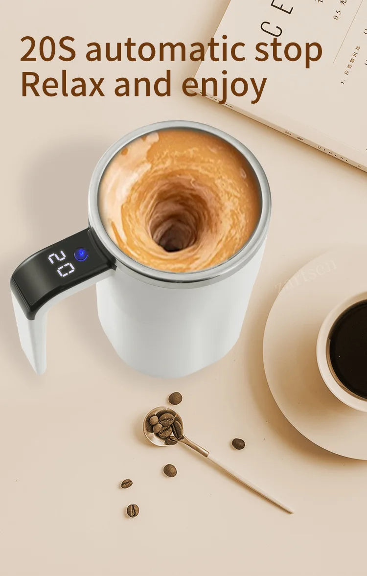 Self-Stirring Mug | Tasse Auto-Mélangeante