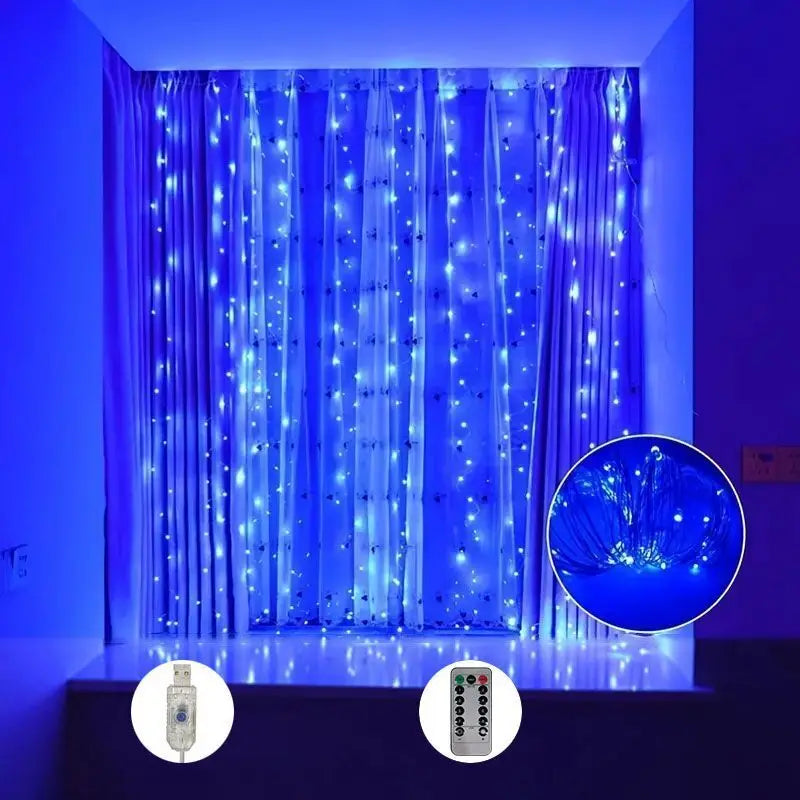 LED Fairy Curtain Lights | Guirlande LED Rideau