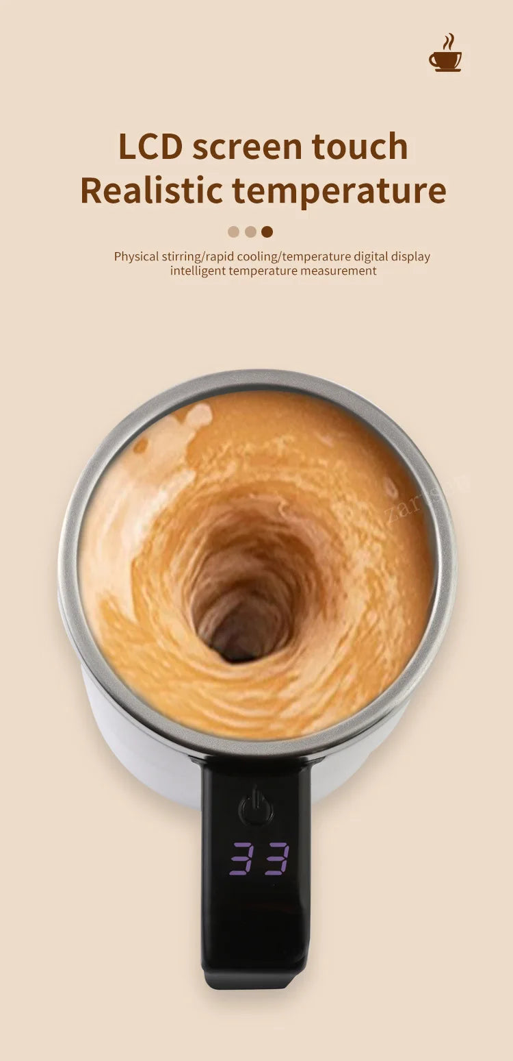 Self-Stirring Mug | Tasse Auto-Mélangeante