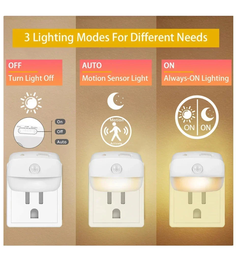 Motion Sensor Night Light | Veilleuse à Détecteur de Mouvement