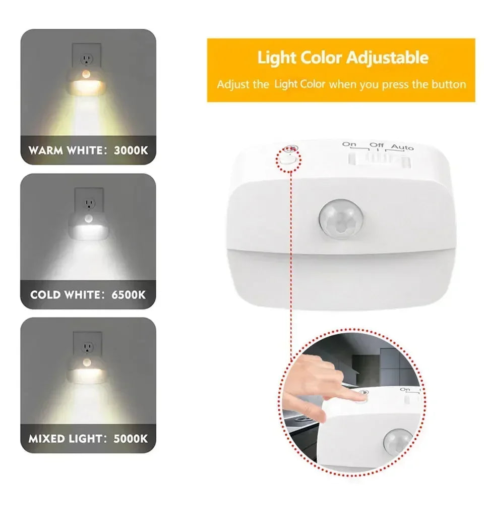 Motion Sensor Night Light | Veilleuse à Détecteur de Mouvement