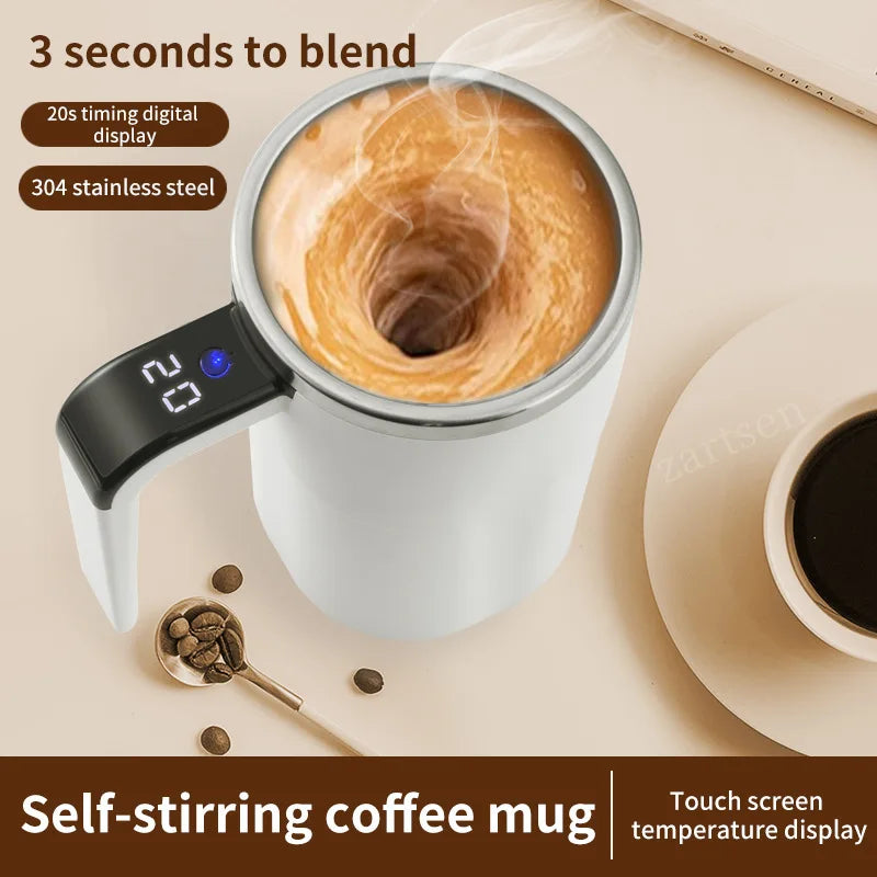Self-Stirring Mug | Tasse Auto-Mélangeante